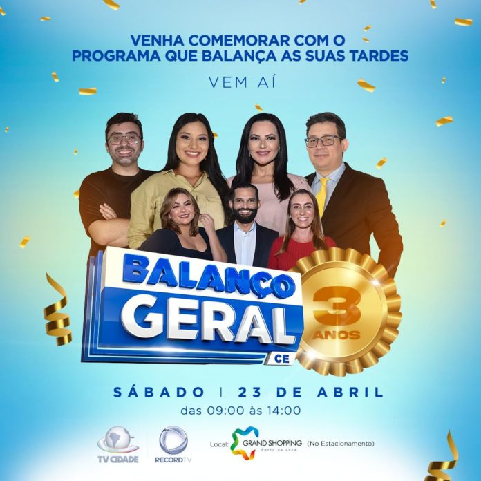 Grupo Cidade celebra três anos do Balanço Geral Ceará com megaevento em Messejana