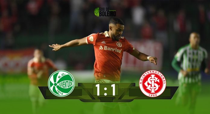 Gol e melhores momentos: Internacional vence Juventude por 1 a 0 no Brasileirão. (Foto: Reprodução)