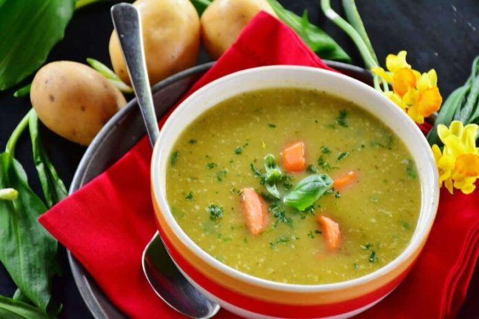 Sopa para aquecer o corpo em dias frios