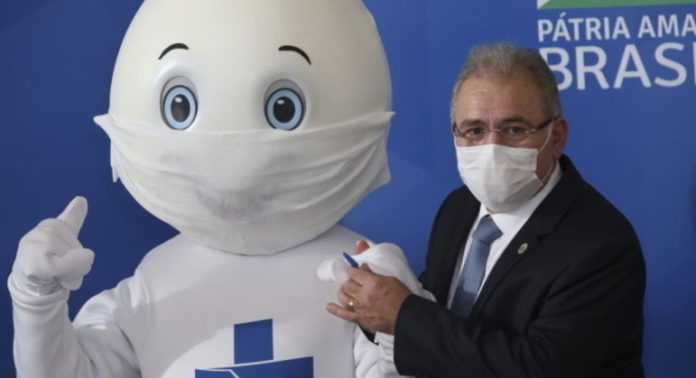 O ministro da Saúde, Marcelo Queiroga