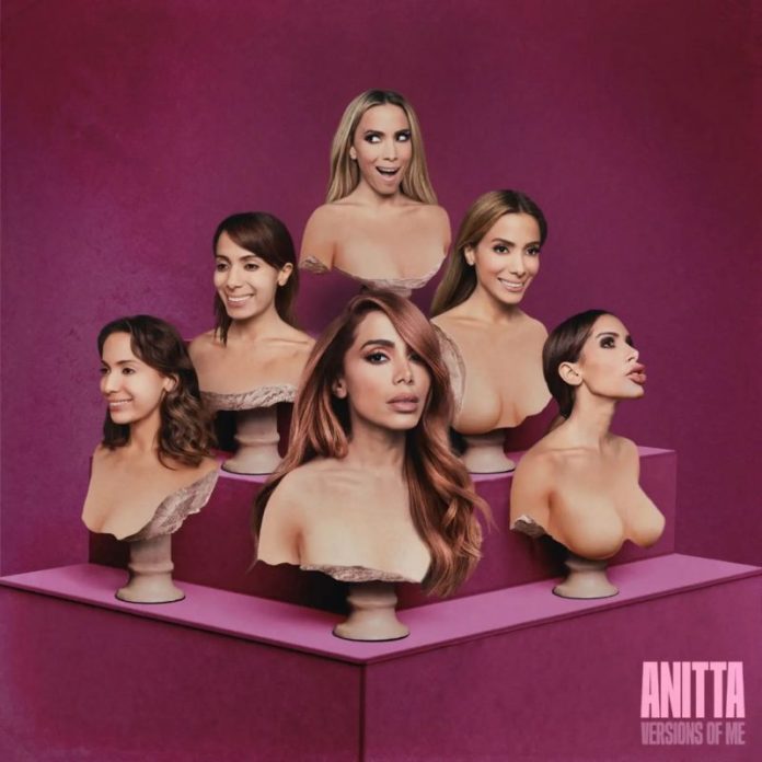 Capa "Versions of Me" de Anitta.