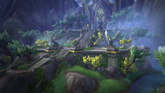 Forbidden Reach é uma das novas áreas de World of Warcraft Dragonflight