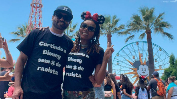Thelma, do BBB20, manda recado para racista durante viagem