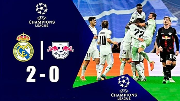 Gols de Real Madrid 2 x 0 RB Leipzig pela Champions League