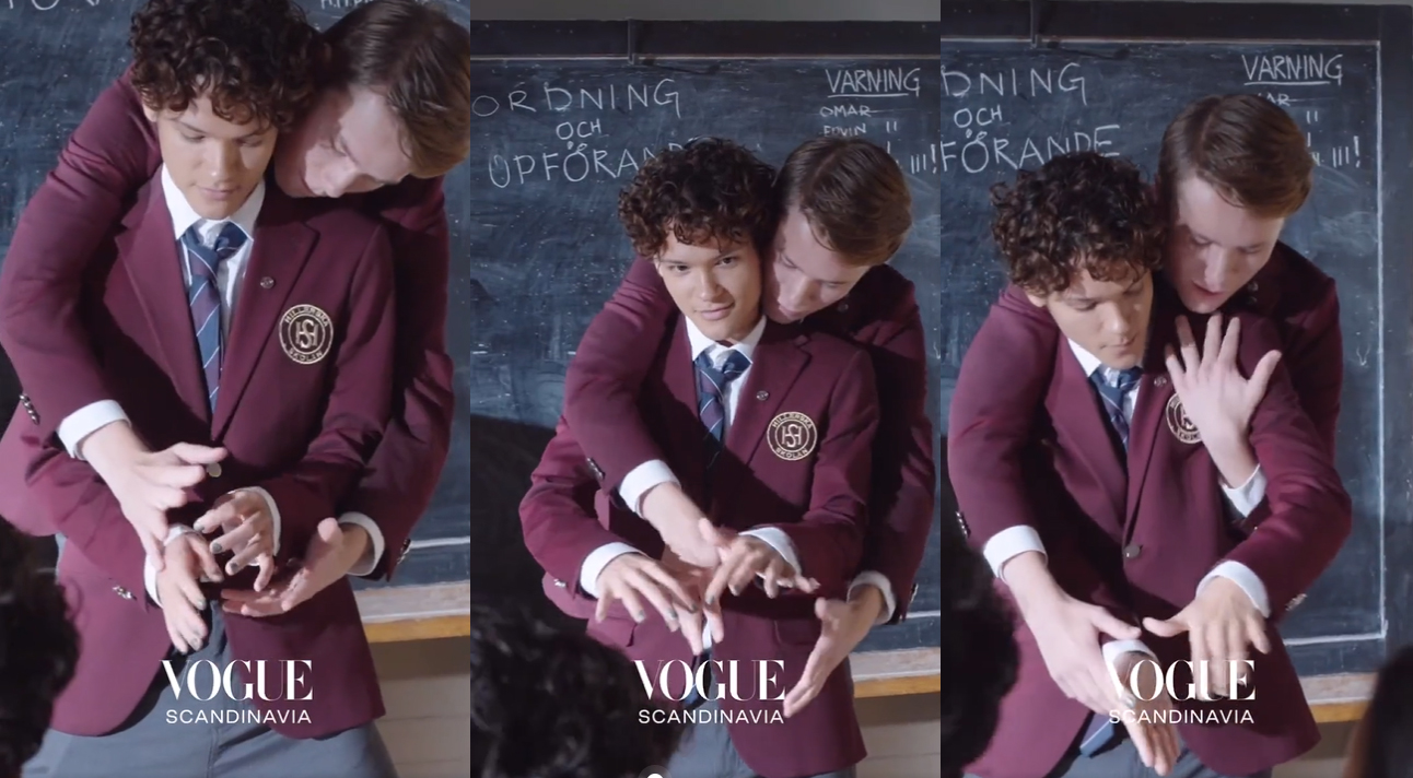 “Young Royals”: vídeo mostra Edvin Ryding e Omar Rudberg abraçadinhos ...