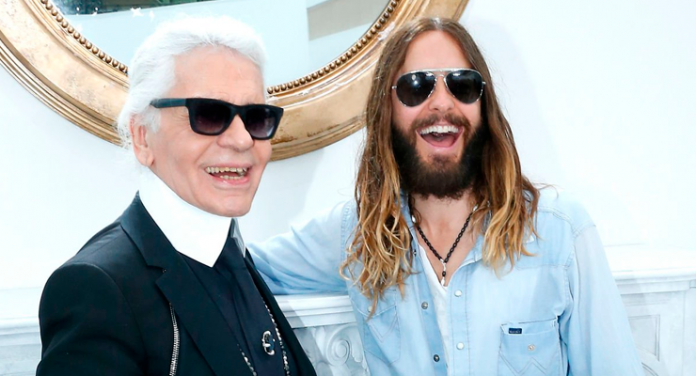 Jared Leto Karl Lagerfeld