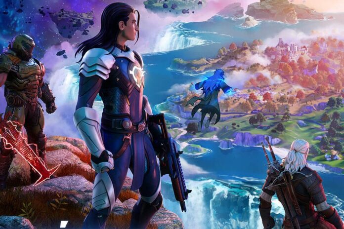 04172934379001.jpg Imagem de: Fortnite Capítulo 4 traz novo mapa, Doom Slayer, Geralt e mais!