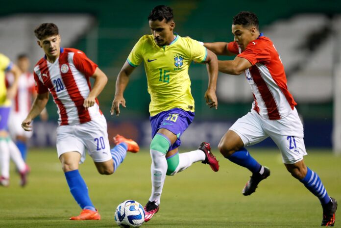 Brasil Paraguai Sub-20 Fotos Imagens Sul-Americano Liderança Virada