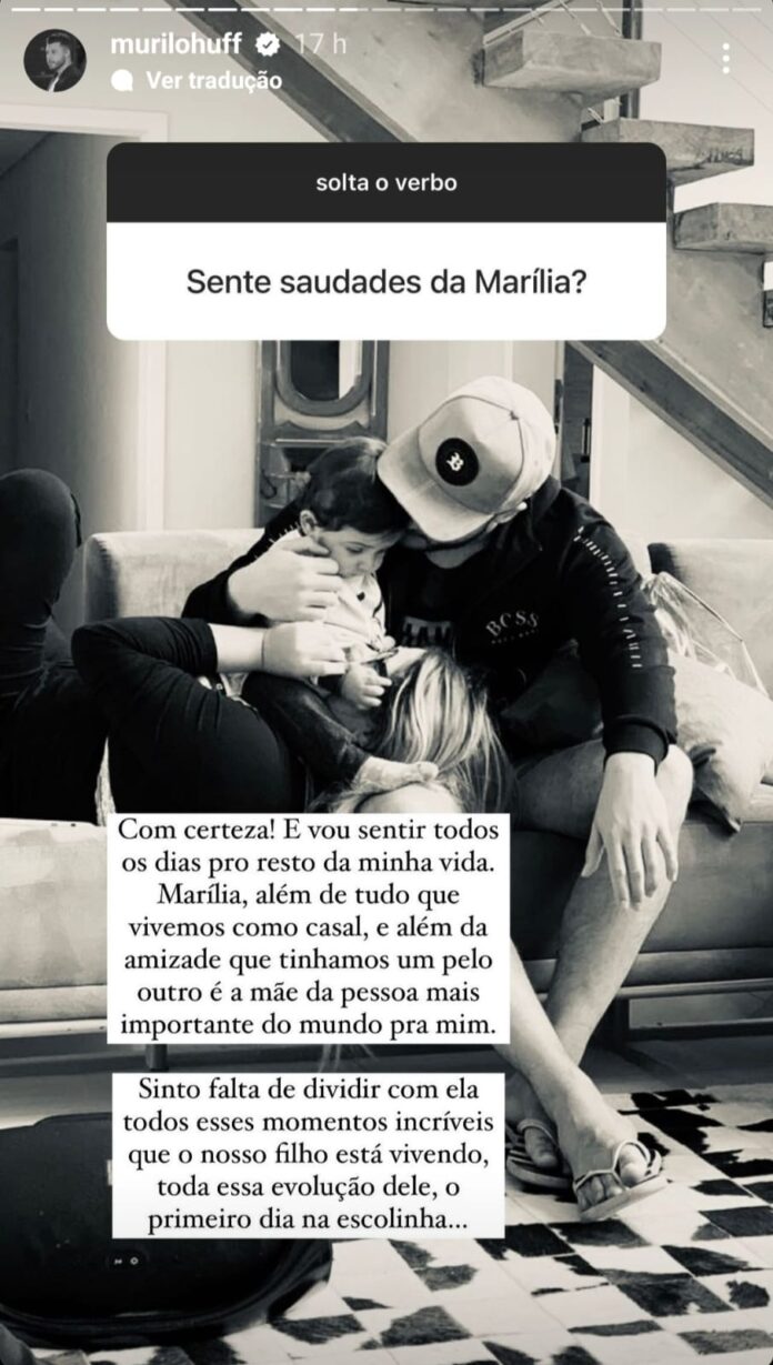 Murilo Huff fala sobre saudade de Marília Mendonça. Foto: Reprodução/Instagram/@murilohuff