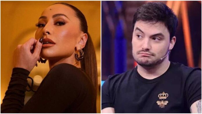 Sabrina Sato e Felipe Neto - Foto: Reprodução / Globo