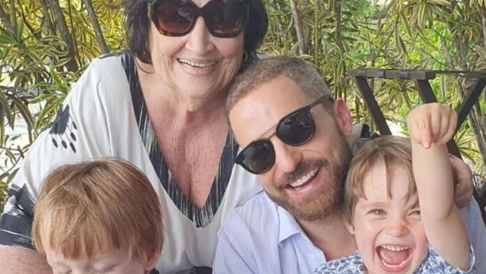 Dona Déa se reúne com Thales Bretas, Romeu e Gael — Foto: Reprodução / Instagram
