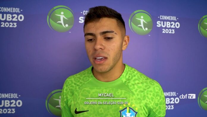 Mycael celebra boa atuação na estreia no hexagonal final do Mycael celebra boa atuação na estreia no hexagonal final do Sul-Americano