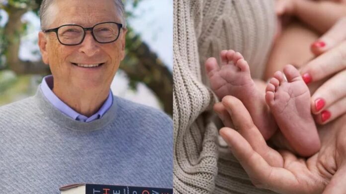Bill Gates comemora a chegada da netinha – Foto: Reprodução/Instagram/Montagem Quem