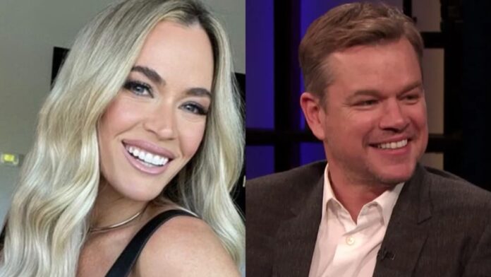 Teddi Mellencamp Arroyave e Matt Damon - Foto: Reprodução / Instagram / YouTube
