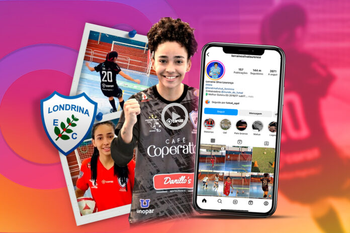 Lorraine, a goleira do Londrina que sensao nas redes :: ogol.com.br
