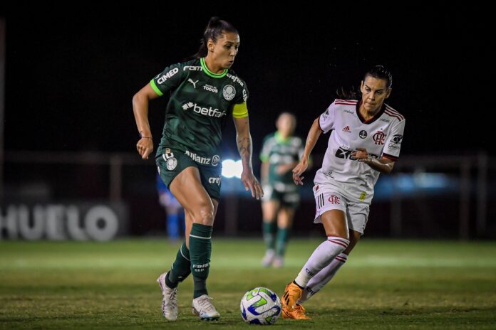 Veja fotos da partida entre Palmeiras e Flamengo pelo Brasileirão feminino