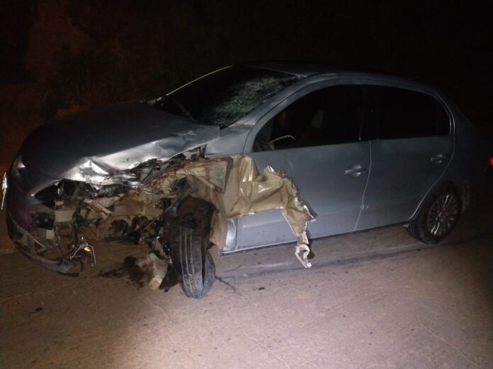 Homem perde a perna após colisão entre moto e carro