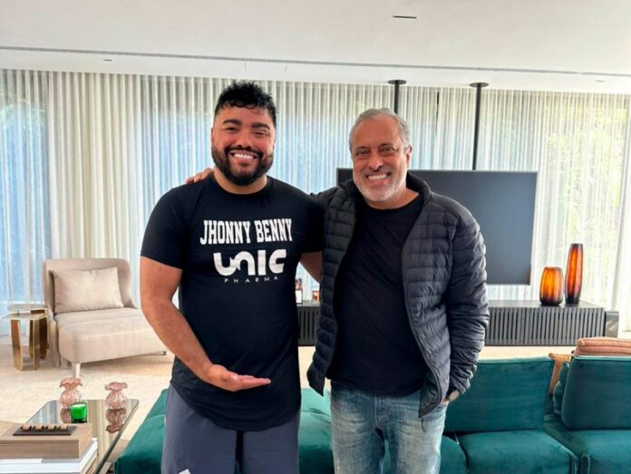 Rodrigo Oliveira, Fundador e Presidente da GR6 e Sérgio Affonso, ex-Presidente da Warner Music Brasil e fundador do selo Alma Viva, firmam parceria. Foto- Divulgação