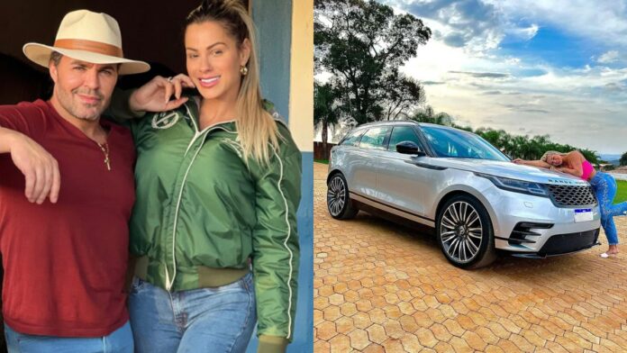 Eduardo Costa realiza sonho da esposa e a presenteia com carro de R$ 427 mil / Reprodução: Instagram