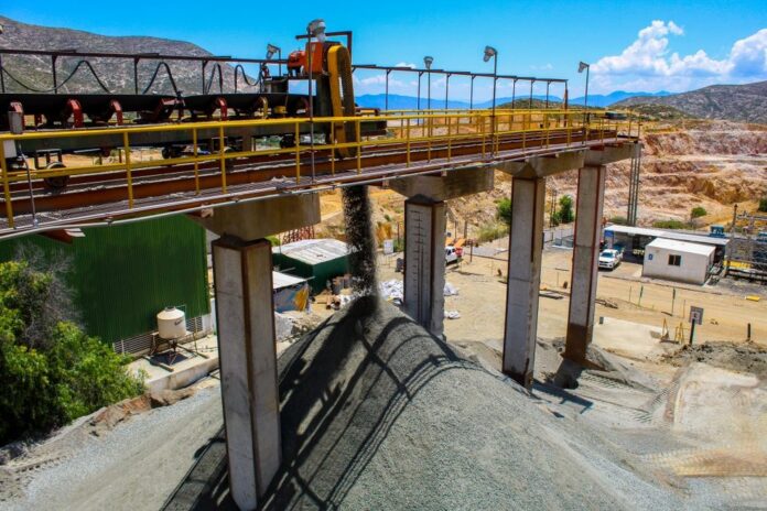 Em Aranzazu, no México, a produção total foi de 27.933 onças equivalentes de ouro — Foto: Diulvação