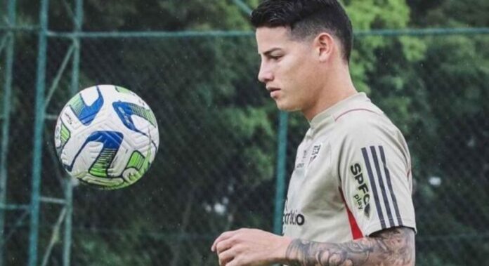 James Rodríguez é relacionado para jogo do São Paulo - James Rodríguez é relacionado para jogo do São Paulo - Esportes