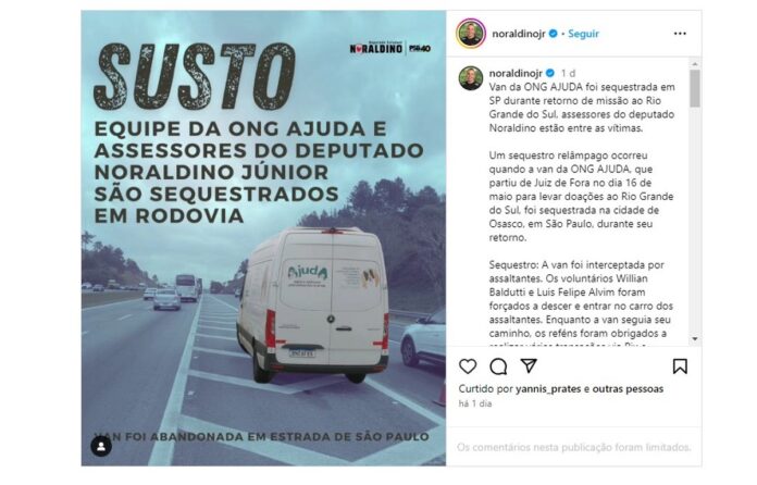 Voluntários mineiros que voltavam do Sul e foram rendidos em assalto à mão armada em SP são de ONG de proteção a animais