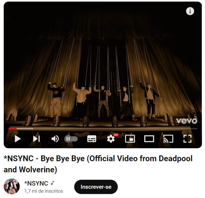 'N Sync toma atitude após uso de música em "Deadpool & Wolverine"