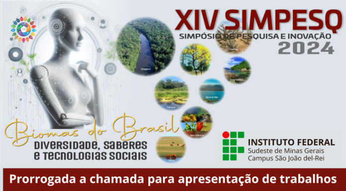 XV SIMPESQ prorroga chamada para apresentação de trabalhos XV SIMPESQ prorroga chamada para apresentação de trabalhos