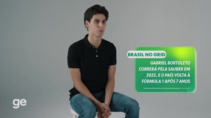 Bortoleto será terceiro brasileiro a estrear na F1 pela Sauber Bortoleto será terceiro brasileiro a estrear na F1 pela Sauber