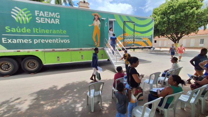 Faemg Senar leva a PiraÃºba e UbÃ¡ o CaminhÃ£o da SaÃºde