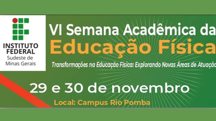 Inscrições abertas para a VI Semana Acadêmica da Educação Física