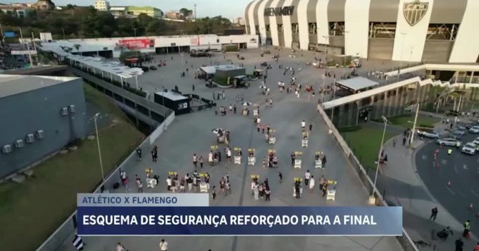 Jogo entre Atlético-MG e Flamengo terá reforço na segurança