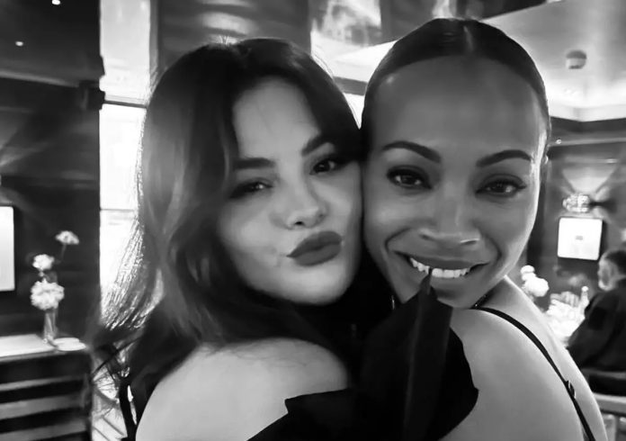 Zoe Saldana imagina performance no Oscar com Selena Gomez