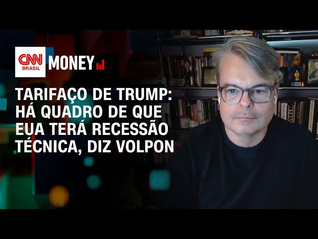 Tarifaço de Trump: há quadro de que EUA terá recessão técnica, diz Volpon | Money News
