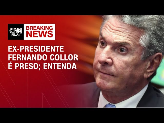 Entenda por que Fernando Collor teve prisão determinada por Moraes | CNN NOVO DIA