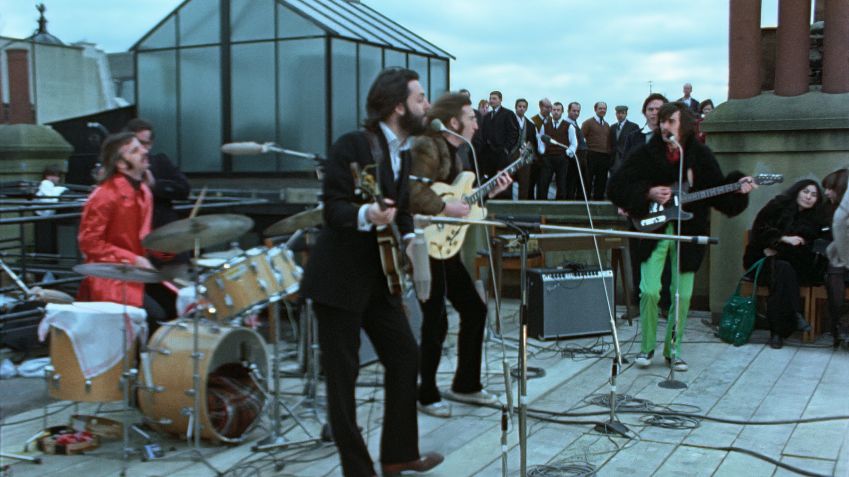 Cena de "The Beatles: Get Back" • Reprodução/Disney+