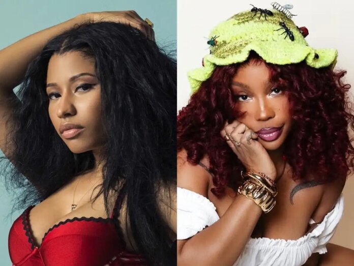 nicki-minaj-sza-briga-bate-boca-x.jpg A briga continua: SZA revela que Nicki Minaj já pediu "feat." para ela duas vezes