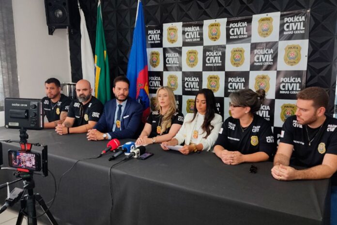 coletiva pcmg mulher suspeita matar 5 filhos
