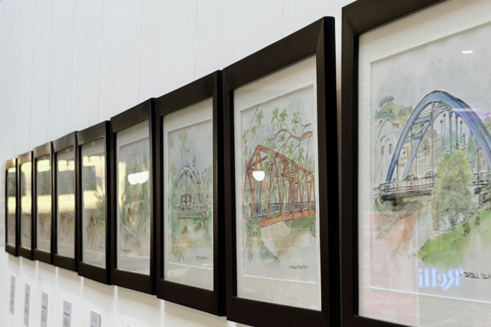Rio Paraibuna vira personagem em exposição de Tarsila Palmieri