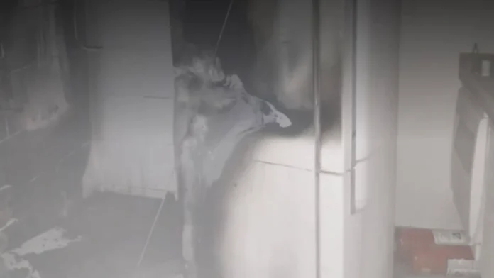 geladeira pegou fogo