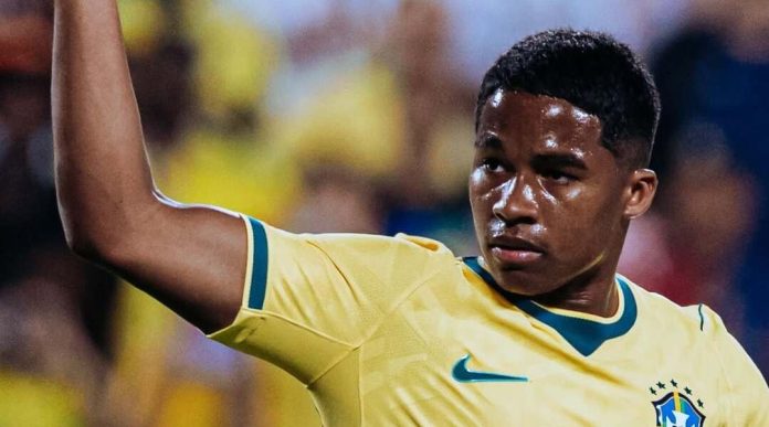 Endrick destoa de companheiros da seleção e não adota lobby endrick foto rede social 472