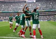 México abre a Copa em casa e conquista vitória sobre a África do Sul México abre a Copa em casa e conquista vitória sobre a África do Sul