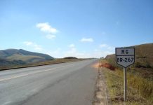 BR 267 asfalto de Bicas a Juiz de Fora já tem muitos buracos