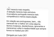 Irmã de Cristiano Ronaldo quebra silêncio após o craque deixar a seleção Notícias ao Minuto